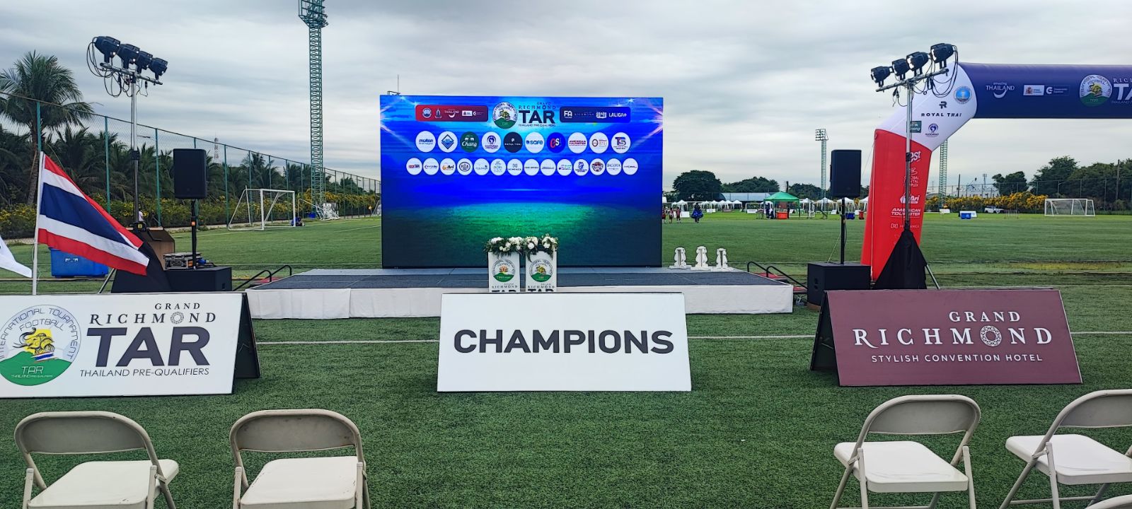 เช่าจอ LED Outdoor งานฟุตบอล Grand Richmond TAR