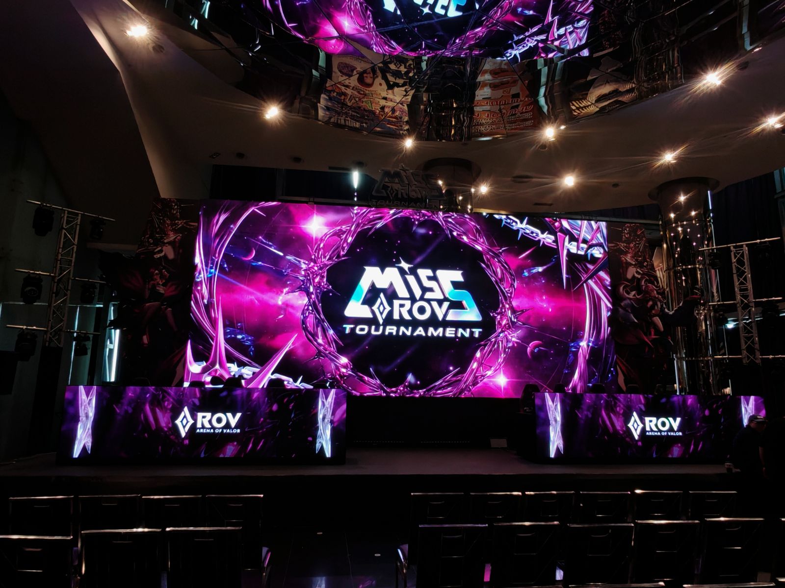 เช่าจอ LED เวทีหลักงาน Esports Miss RoV Tournament Garena